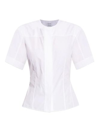 Alexander McQueen cotton short sleeve top - White