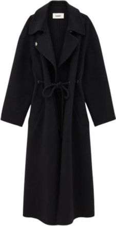 BA&SH Lange jas - Dames - Mantels - Zwart - Maat: XS Wol