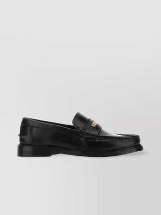 Moschino leather loafers