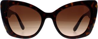 Dolce & Gabbana DG4405 502/13 havana bruin gradi&euml;nt zonnebril