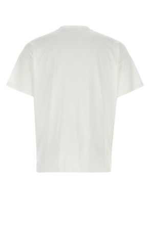 Burberry Mens White Cotton T-Shirt
