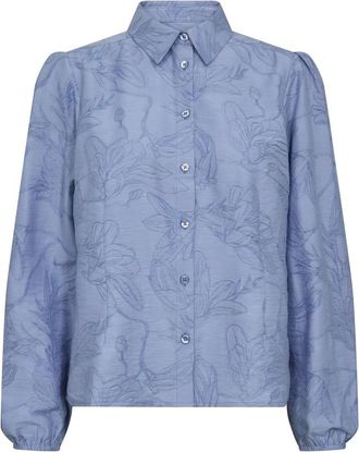 Mos Mosh MOS Mosh, Dames, Blouses & Shirts, Blauw, Maat: L