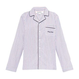 Sporty & Rich Prep Scholo Pyjama Top - Dames - Nachtkleding & Lounge - Veelkleurig - Maat: L Katoen