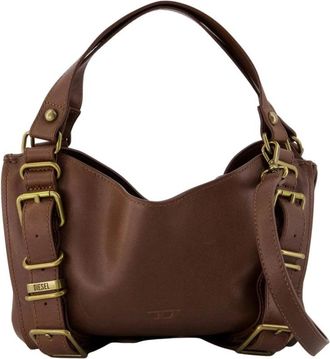 Diesel D-One Tophandle S - Dames - Schoudertassen - Bruin - ONE Size - Leer - Tassen
