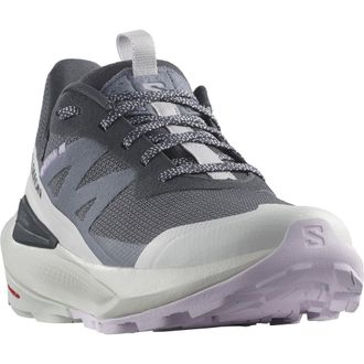 Salomon Outdoorschuh SALOMON ELIXIR ACTIV GORE-TEX W, Damen, Gr. 42,5, grau (india ink, glacier gray, orchid petal), Synthetik, Textil, Schuhe Outdoorschuh, w