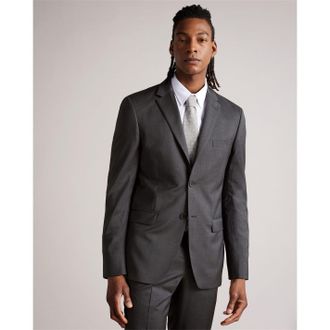 Ted Baker Mens Invinjs Slim Fit Suit Jacket in Charcoal - Size X-Large