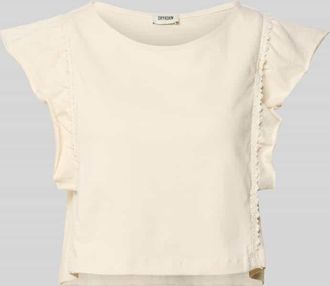 Drykorn Drykorn T-Shirt mit Schmetterlings&auml;rmeln Modell MIRIEL in Ecru, Gr&ouml;&szlig;e XL