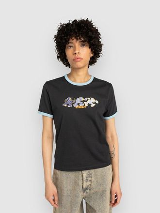 Element Second Nature Ringer T-Shirt schwarz