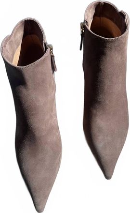 Rupert Sanderson Womens Flame Pointed Toe Boots In Greige