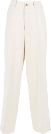 P.A.R.O.S.H. Wide Trousers, female, Beige, Size: XS Raisa26 Wide Trousers