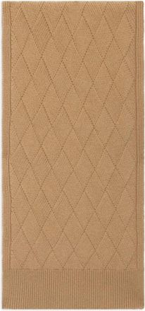 Malo diamond-pattern scarf - Bruin