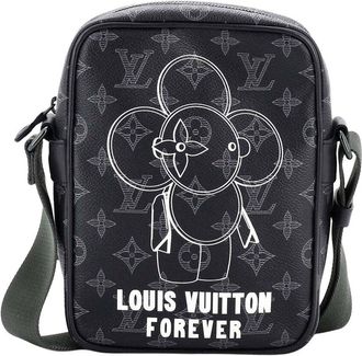 Louis Vuitton Danube Handbag Limited Edition Vivienne Monogram Eclipse Pm (Authentic Pre-Loved)