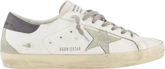 Golden Goose Heren Super Star Sneaker Wit/Grijs - Heren - Sneakers - Wit - 46 EU - Schoenen