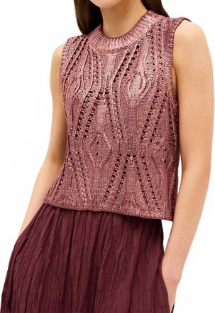 Marie Oliver Mcguire Top In Rhodonite