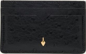 Jacques Marie Mage Mens Theodore Ostrich Card Case
