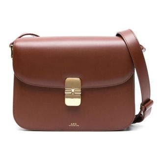 A.P.C. Cross Body Bags, female, Brown, Size: ONE SIZE Grace Bag
