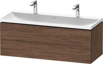 Duravit Duravit L-cube Conjunto En C Suspendido, 2 Cajones, 2 Lavabos