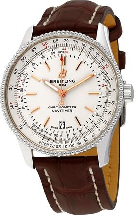 Breitling Pre-owned Breitling Navitimer Automatic Silver Dial Mens Watch A17326211G1P2