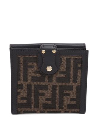 Fendi 2000s Zucca wallet - women - Canvas - One Size - Brown