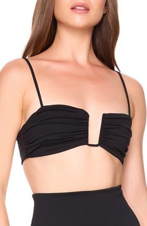 Susana Monaco Wired Bikini Top in Black at Nordstrom Rack, Size X-Small