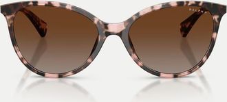 Ralph Lauren Phantos occhiali da sole polarizzati con lenti marroni in havana rosa