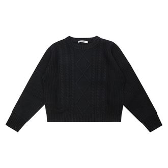 Patrizia Pepe Dames, Truien, Zwart, Maat: 3XL