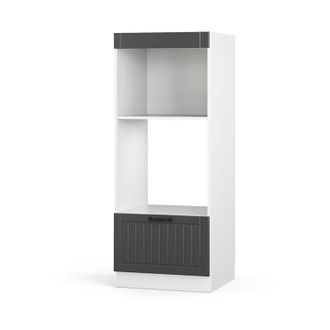 Vicco Armario Para Microondas Fame-line, Antracita Casa De Campo, 60 Cm Abierto Vicco