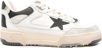 Golden Goose Forty2 Leather Upper Heel And Spur Suede Toe Rubber Sta