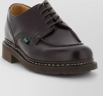 Paraboot chambord lace up leather derby shoes