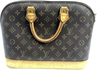 Louis Vuitton Pre-owned Handbags, female, Brown, Size: ONE SIZE Pre-owned Vintage Canvas Handbag