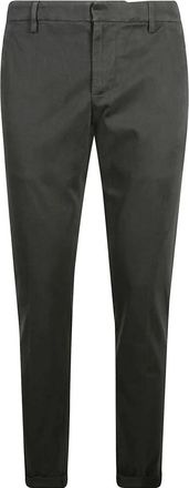 Dondup Slim Chino Broek in Gaubert Stijl - Heren - Chinos - Grijs - W40 - Katoen - Broeken