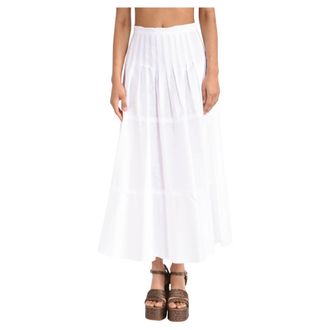Max Mara Midi Skirts, female, White, Size: XS Maxi Skirts