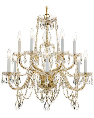 Crystorama 12-Light Traditional Crystal Chandelier