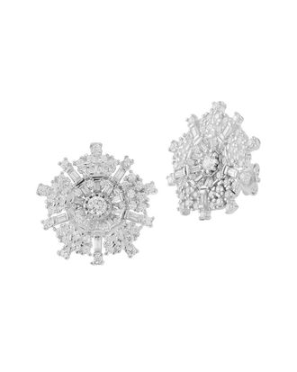 Sphera Milano Silver Cz Statement Studs