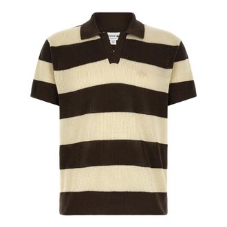 Lacoste Polo Shirts, male, Multicolor, Size: M Crochet Chain Stitch Polo Shirt