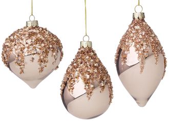 BIZZOTTO 3er-Set Weihnachtskugeln Triumph