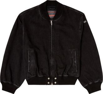 Diesel Bomber D-Guz denim a coste - Nero