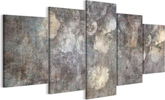 OEM Cuadro Sobre Lienzo Italiano De 100 X 50 Cm, Pent&aacute;ptico - Estilo Ecl&eacute;ctico - Flores Cuadro Sobre Lienzo Italiano De 200 X 100 Cm, Pent&aacute;ptico - Estilo 