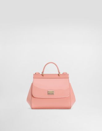 Dolce & Gabbana Borsa A Tracolla - Woman Pink Leather Onesize
