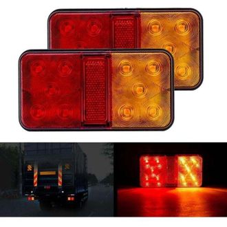 OEM Luci Posteriori A Led Multifunzionali In 2 Pezzi, Luci A Led Impermeabili Da 12 V Per Rimorchio, Indicatore Di Posizione Di Parcheggio Per Camion, Rim