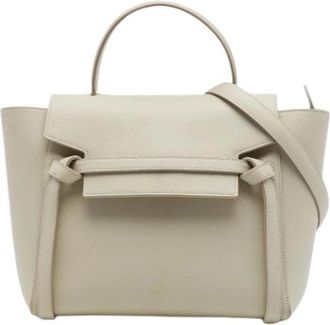 Celine Pre-owned Vintage Belt Bag - Dames - Vintage Heuptassen - Beige - ONE Size - Leer - Vintage