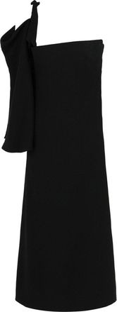 Ferragamo One-Shoulder Midi Dress