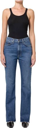 A Gold E Leena High Waisted Jeans In Placebo