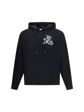 Off-white Black Regular Logo Hoodie
