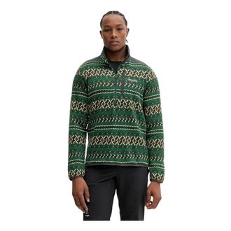 Columbia Sweater Weather Half Zip - Heren - Sportshirts - Groen - M - Polyester - Fitness