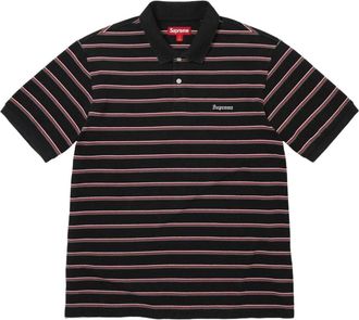 SUPREME FW26 Stripe Polo Black SUP-FW26-090-BLK