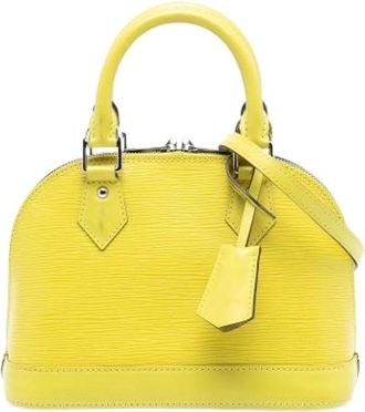 Louis Vuitton Pre-owned Handbags, female, Yellow, Size: ONE SIZE Pre-owned Alma BB