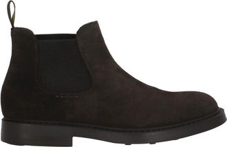 Doucal's Visone Brown Suede Chelsea Boots