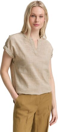 Tom Tailor Kurzarmbluse im Tunika-Style, kariert