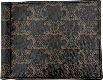 Celine Brown Leather Money Clip (Pre-Owned)